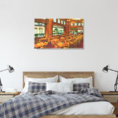 Uitzicht van de Golden Pheasant Canvas Afdruk (Insitu (Slaapkamer))