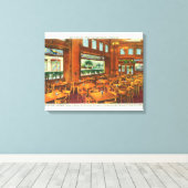 Uitzicht van de Golden Pheasant Canvas Afdruk (Insitu (Houten vloer))