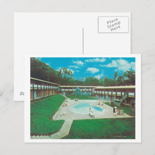 Uitzicht van de Golden-T-shirt Briefkaart (Voorkant / Achterkant)