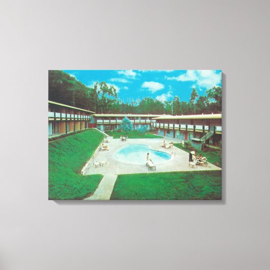 Uitzicht van de Golden-T-shirt Canvas Afdruk (Voorkant)