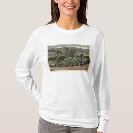 Uitzicht van de Golfcursus T-shirt (Voorkant)