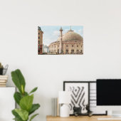 Uitzicht van de graanmarkt poster (Thuiskantoor)