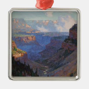 Uitzicht van de Grand Canyon (door E.H. Potthast) Metalen Ornament
