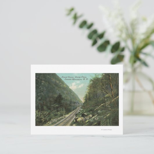 Uitzicht van de Grand Canyon en Stoney Clove Briefkaart (Staand voorkant)