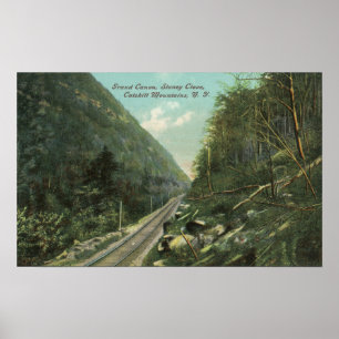 Uitzicht van de Grand Canyon en Stoney Clove Poster