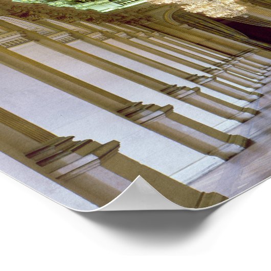 Uitzicht van de Grande des Fetes na 1871 Poster (Hoek)