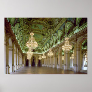 Uitzicht van de Grande des Fetes na 1871 Poster