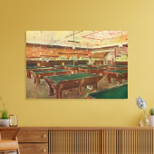 Uitzicht van de Graney Pool Hall Canvas Afdruk (Insitu (Woonkamer))