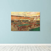 Uitzicht van de Graney Pool Hall Canvas Afdruk (Insitu (Houten vloer))
