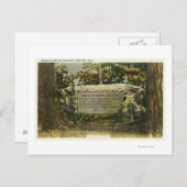Uitzicht van de Grave van de Britse soldaten Briefkaart (Voorkant / Achterkant)