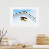 Uitzicht van de grond poster (Keuken)