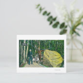 Uitzicht van de grootste goudhong ter wereld briefkaart (Staand voorkant)