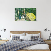 Uitzicht van de grootste goudhong ter wereld canvas afdruk (Insitu (Slaapkamer))