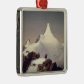 Uitzicht van de Grossglockner-berg Metalen Ornament (Rechts)