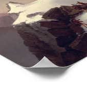 Uitzicht van de Grossglockner-berg Poster (Hoek)