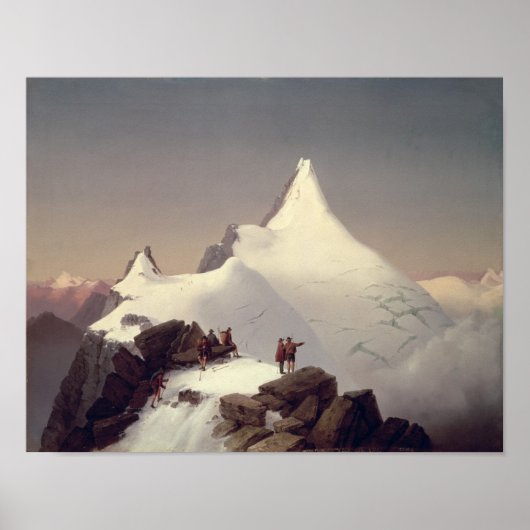 Uitzicht van de Grossglockner-berg Poster (Voorkant)