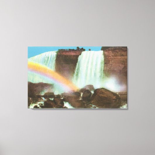 Uitzicht van de grot van de winden canvas afdruk (Voorkant)