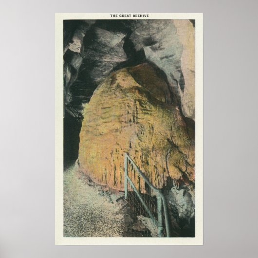 Uitzicht van de Grote Bijenkast Poster (Voorkant)