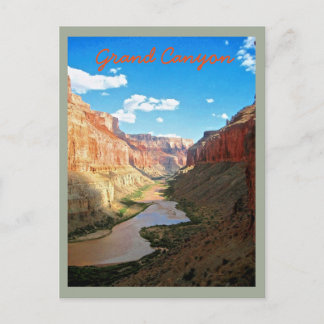 Uitzicht van de Grote Canyon Briefkaart