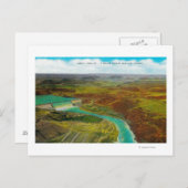 Uitzicht van de grote coulee briefkaart (Voorkant / Achterkant)