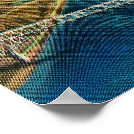 Uitzicht van de grote coulee poster (Hoek)