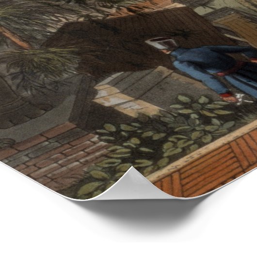 Uitzicht van de Grote Dagon Pagoda en de aangrenze Poster (Hoek)