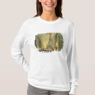 Uitzicht van de Grote Galerij van het Louvre T-shirt