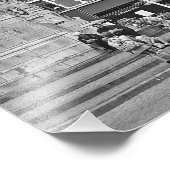 Uitzicht van de Grote Markt in Brugge Foto Afdruk (Hoek)