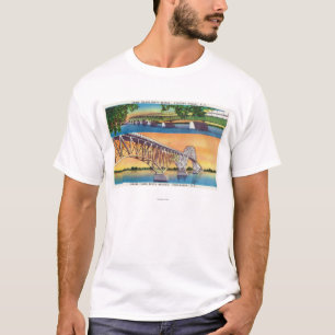 Uitzicht van de Grote Meren Noord- en Zuidbruggen T-shirt