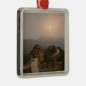 Uitzicht van de Grote Muur van China Metalen Ornament (Rechts)