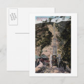 Uitzicht van de grote spoorlijn briefkaart (Voorkant / Achterkant)