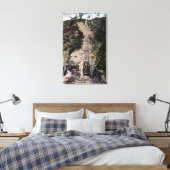 Uitzicht van de grote spoorlijn canvas afdruk (Insitu (Slaapkamer))