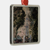 Uitzicht van de grote spoorlijn metalen ornament (Rechts)