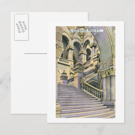 Uitzicht van de Grote Staircase Briefkaart (Voorkant / Achterkant)