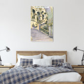 Uitzicht van de Grote Staircase Canvas Afdruk (Insitu (Slaapkamer))