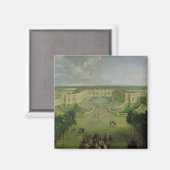 Uitzicht van de Grote Trianon, 1722 Magneet (Voorkant / Achterkant)