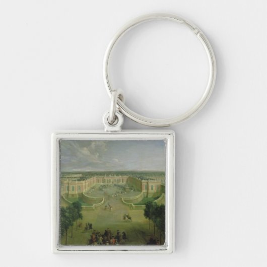 Uitzicht van de Grote Trianon, 1722 Sleutelhanger (Voorkant)