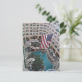 Uitzicht van de grote waterstaat in Washington DC Briefkaart (Staand voorkant)