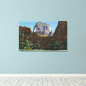 Uitzicht van de Grote Witte Troon Canvas Afdruk (Insitu (Houten vloer))