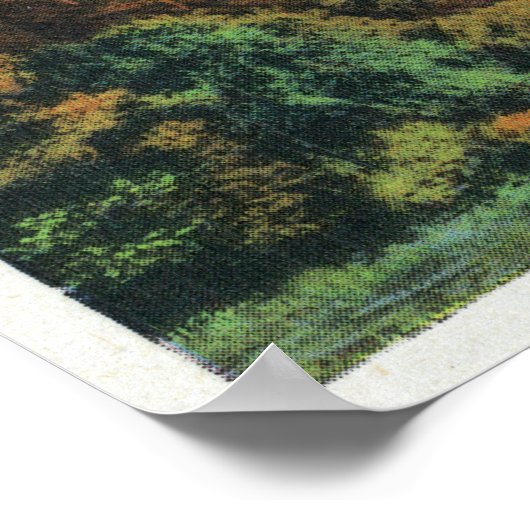 Uitzicht van de Grote Witte Troon Poster (Hoek)