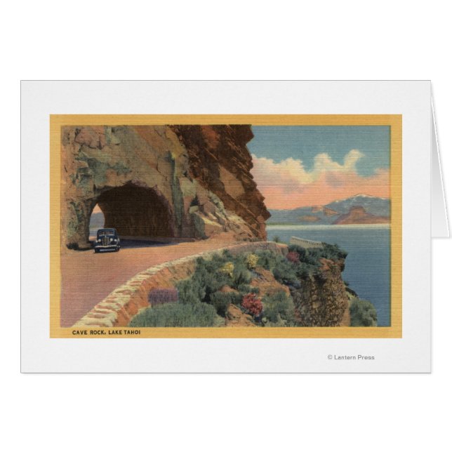 Uitzicht van de Grotsteentunnel van Hwy (Voorkant Horizontaal)