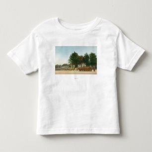 Uitzicht van de Guard Mount Presidio in Formation Kinder Shirts