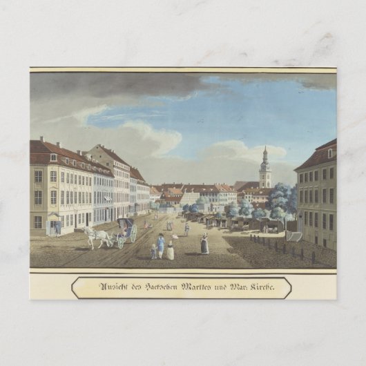 Uitzicht van de Hackescher Markt Briefkaart (Voorkant)