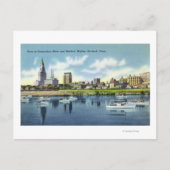 Uitzicht van de Hartfort Skyline in de Connecticut Briefkaart (Voorkant)
