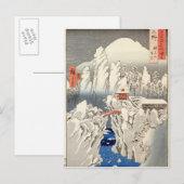 Uitzicht van de Haruna op de sneeuw Briefkaart (Voorkant / Achterkant)