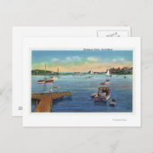 Uitzicht van de Harwichport Wychmere Harbour Briefkaart (Voorkant / Achterkant)