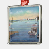 Uitzicht van de Harwichport Wychmere Harbour Metalen Ornament (Links)