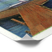 Uitzicht van de Harwichport Wychmere Harbour Poster (Hoek)