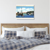 Uitzicht van de haven, Martha's wijngaard Canvas Afdruk (Insitu (Slaapkamer))