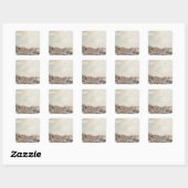 Uitzicht van de haven Saint-Paul, Parijs, 1782 Vierkante Sticker (Vel)